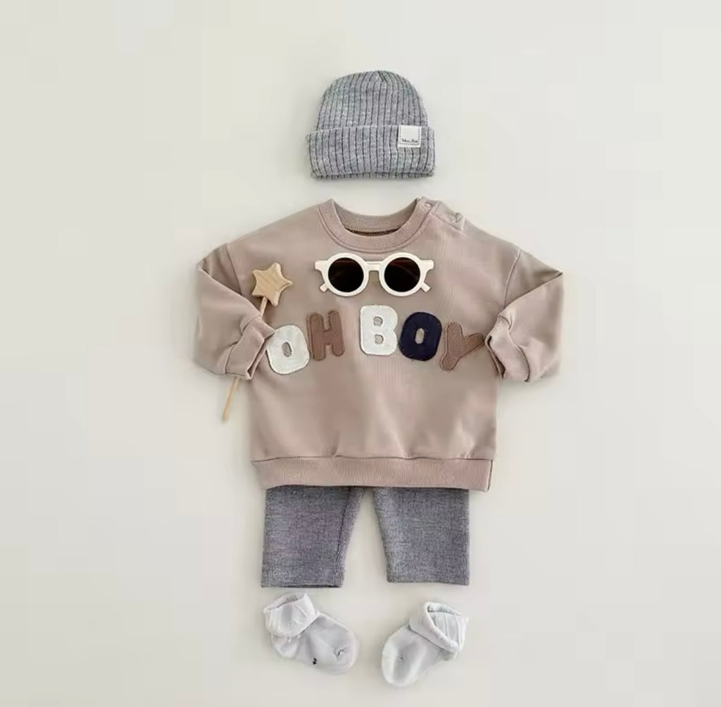 Oh Boy Tracksuit Brown