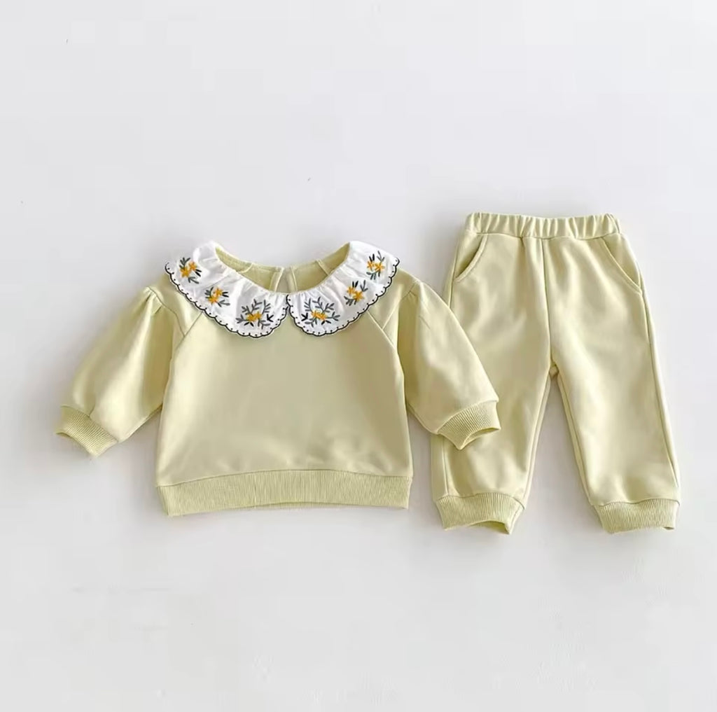 Collar Tracksuit Green