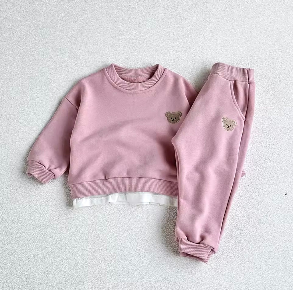 Bear Tracksuit Pink