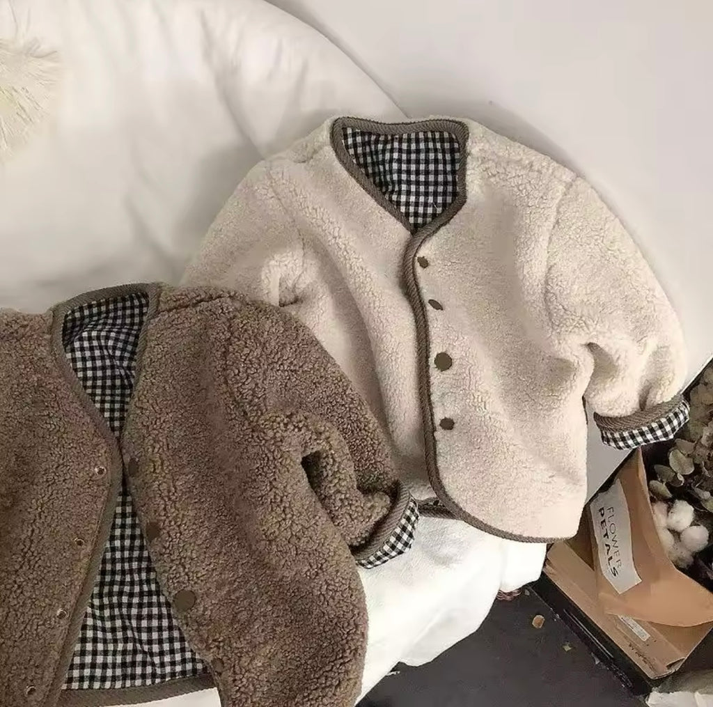 Fleece Jacket Beige