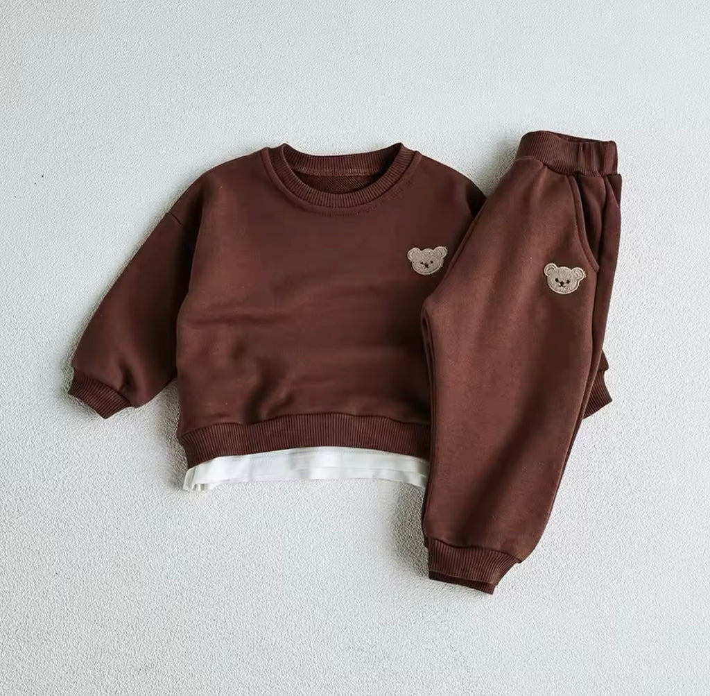 Bear Tracksuit Brown