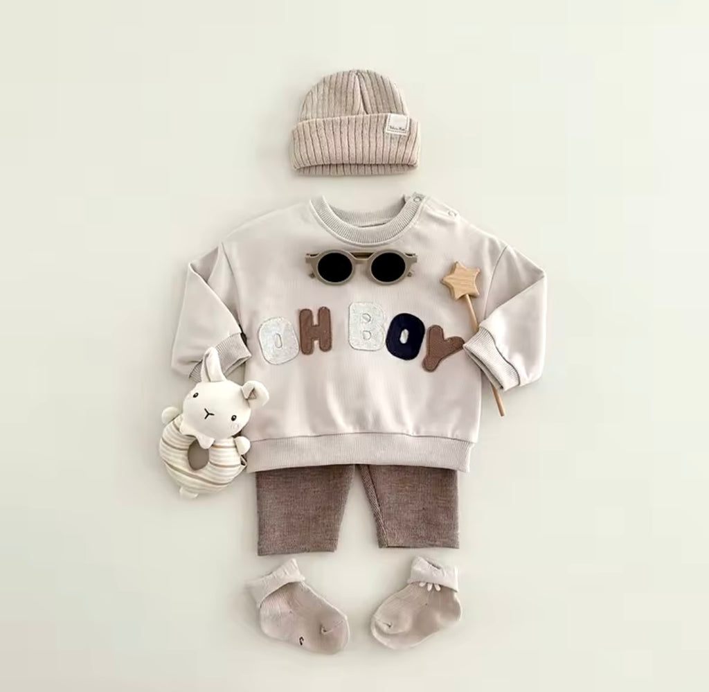 Oh Boy Tracksuit Beige